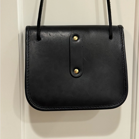 Michael Green Purse | Vintage black leather crossbody bag🖤 - Picture 5 of 7